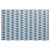 Koel blauw 1959 klassieke auto stof (Fat Quarter)
