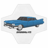 Koel blauw 1959 klassieke auto voetbal (Enkel)