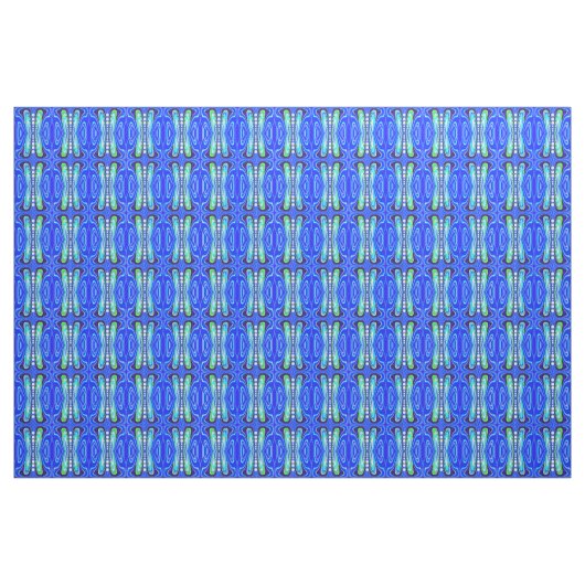 Koel blauw stof (Yard (91,4 cm))
