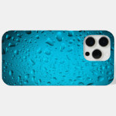 Koel blauw water druppels abstracte stijlvolle fot Case-Mate iPhone case (Achterkant (horizontaal))