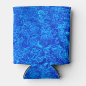 Koel blauw water op een blik blikjeskoeler (Voorkant)