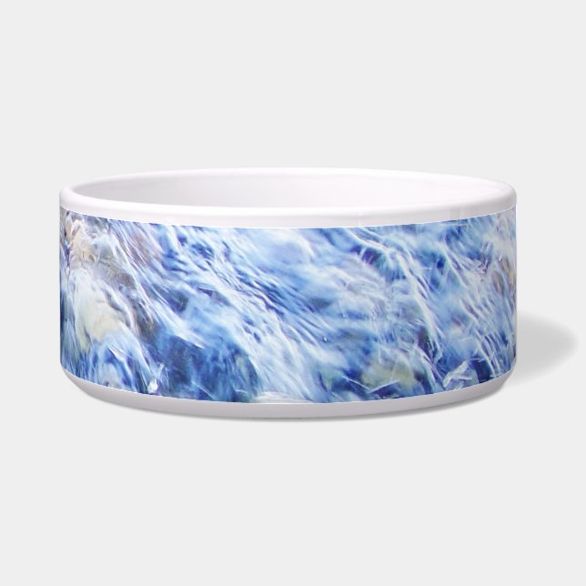 Koel blauw zwoegwater voerbakje (Rechts)