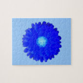 Koel Blauwe Afrikaantje Puzzel (Horizontaal)