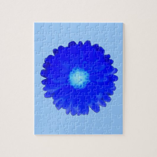 Koel Blauwe Afrikaantje Puzzel (Verticaal)