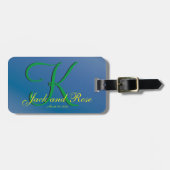 Koel Blauwe Bes Fantastische Budget Bagagelabel (Voorkant horizontaal)