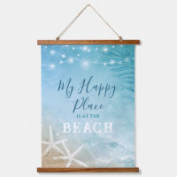 Koel  blauwe Blauwgroen Waterverf Art Beach