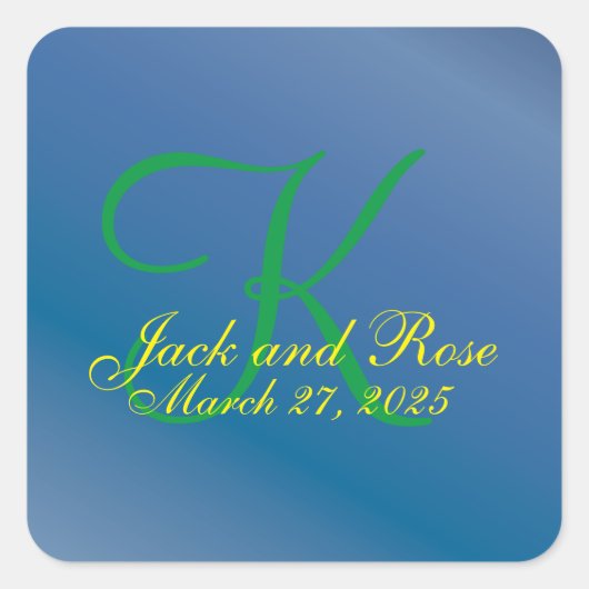 Koel Blauwe Bosbes Fantastische Koopje Vierkante Sticker (Voorkant)