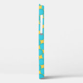 Koel Blauwgroen gele pokadots Case-Mate iPhone Case (Achterkant / Links)