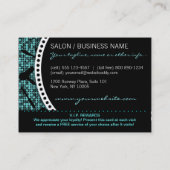 Koel Blauwgroen Glam Custom Salon Loyalty Punch Ca (Achterkant)