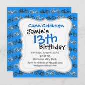 Koel Blauwgroen Turquoise Blue  fietsen Kaart (Voorkant / Achterkant)