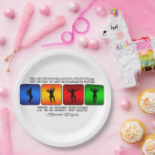 Koel bodybuilding Het is een manier van leven Papieren Bordje (Feest)