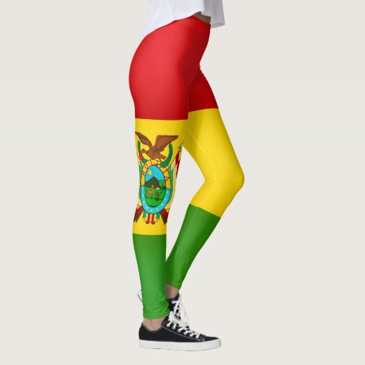Koel Bolivia Vlag Mode Leggings (Rechts)