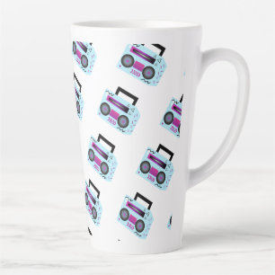 Koel Boombox Hip Hop Kunst Latte Mok
