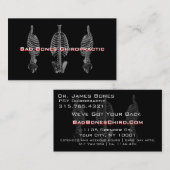 Koel Botten XRay Chiropractor-Visitekaartjes Visitekaartje (Voorkant / Achterkant)