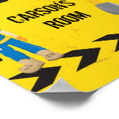 Koel Bouwnijverheid Vergraver Aangepaste Kinder ru Poster (Hoek)