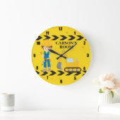 Koel Bouwwagenbakken Aangepaste Kinder ruimte Grote Klok (Huis)