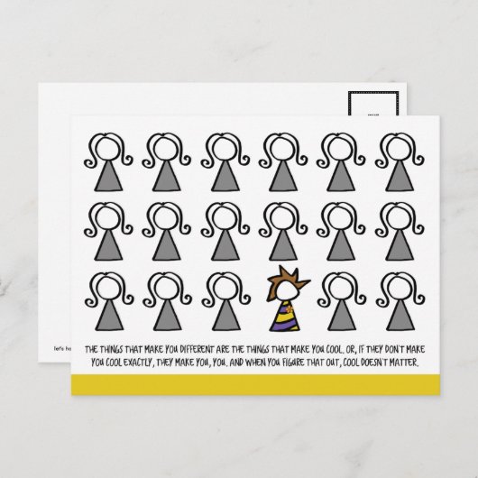 Koel Briefkaart (Voorkant / Achterkant)