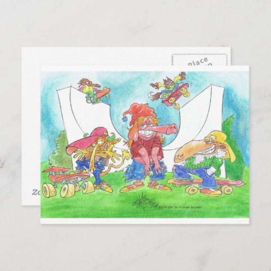 Koel. Briefkaart (Voorkant / Achterkant)