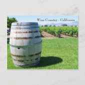 Koel Briefkaart van de Wijn Barrel! (Voorkant)