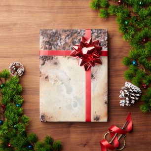 Koel bruin roestig metalen textuur cadeaupapier