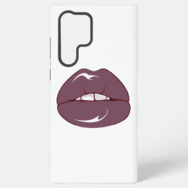 Koel Bruine Lippen  Samsung Galaxy Hoesje