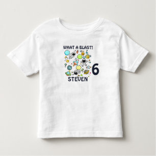 Koel buitenruimteresstronauten en raketten op zate kinder shirts