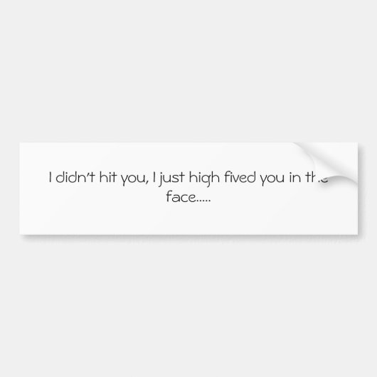 Koel Bumpersticker! Bumpersticker (Voorkant)