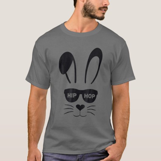 Koel Bunny Face met zonnebril T-shirt (Voorkant)