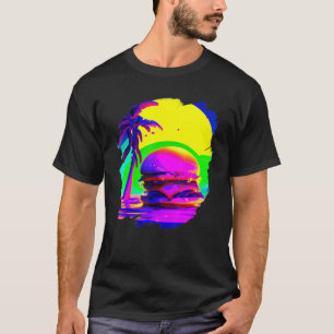 Koel Burger Chilling on Beach Fast Food Foodie Bu T-shirt