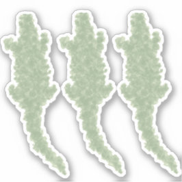 Koel Camo Alligators - transparante aangepaste sne Sticker