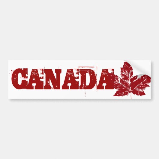 Koel Canada Bumpersticker — Afdrukmanleder (Voorkant)