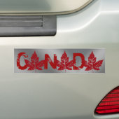 Koel Canada Bumpersticker — Afdrukmanleder (Op auto)