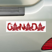 Koel Canada Bumpersticker — Afdrukmanleder (Op auto)
