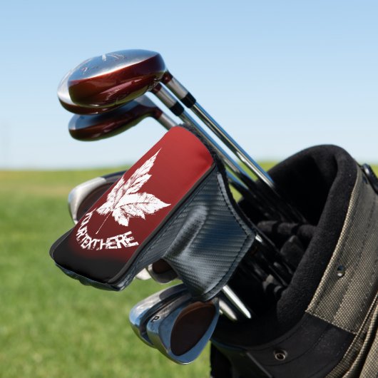 Koel Canada Golf Retro Canada Putter Hoesje Golfheadcover (Insitu)