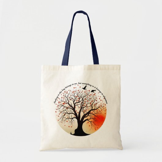 Koel Canvas tassen (Voorkant)