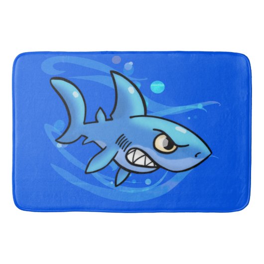 Koel Cartoon Shark Badmat (Voorkant)