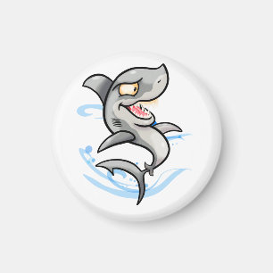 Koel Cartoon Shark Magneet