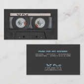 Koel Cassettebandje Visitekaartjes voor DJ's (Voorkant / Achterkant)