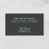 Koel Cassettebandje Visitekaartjes voor DJ's (Achterkant)