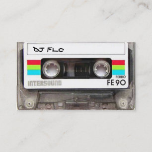 Koel Cassettebandje Visitekaartjes voor DJ's