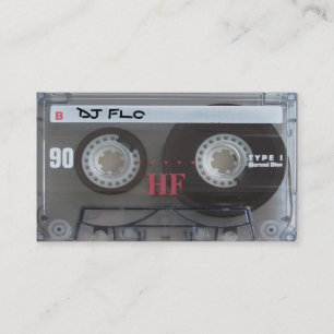 Koel Cassettebandje Visitekaartjes voor DJ's