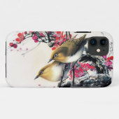 Koel chinese mooie bruine vogelrode kerselboom Case-Mate iPhone case (Achterkant (horizontaal))