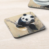 Koel chinese schattige, zoete panda-beer bier onderzetter (Linkerzijde)