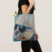 Koel 'Chon de Bichon Flexibele Magneet Tote Bag (Dichtbij)