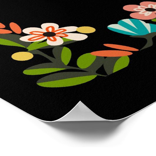 Koel Christelijk Art Zephaniah 3:17 Poster (Hoek)