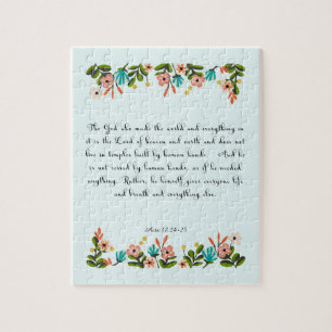 Koel Christelijke artikelen - wetten 17:24-25 Legpuzzel