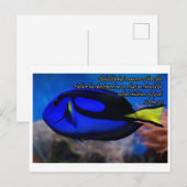 Koel Christelijke Bijbelprijzen Inspirerend Gezegd Briefkaart (Voorkant / Achterkant)