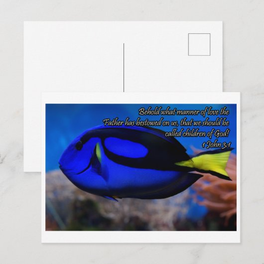 Koel Christelijke Bijbelprijzen Inspirerend Gezegd Briefkaart (Voorkant / Achterkant)