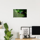 Koel Christelijke Bijbelprijzen Inspirerend Gezegd Poster (Thuiskantoor)