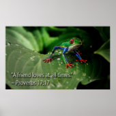 Koel Christelijke Bijbelprijzen Inspirerend Gezegd Poster (Voorkant)